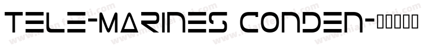 Tele-Marines Conden字体转换